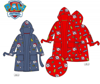 Chlapecký licenční bavlněný župan - Paw bow 3-6Y