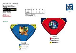 Chlapecké plavky TOY STORY (98-128)