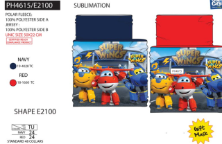 Chlapecký multifunkční nákrčník SUPER WINGS
