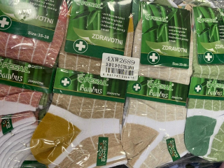 Dámské bambusové kotníčkové ponožky PESAIL (35-42)
