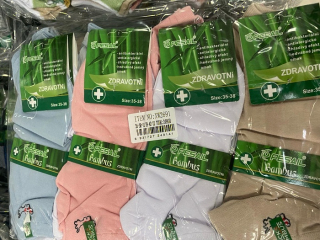 Dámské bambusové kotníčkové ponožky PESAIL (35-42)