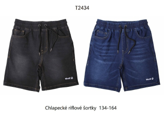 Chlapecké riflové šortky WOLF (134-164)