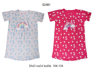 Dívčí noční košile WOLF (104-134)