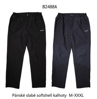 Pánské tenké softshellové kalhoty WOLF (M-3XL)