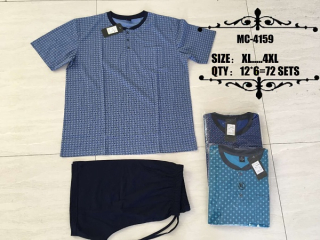 Pánské letní pyžamo N-FEEL (XL-4XL)