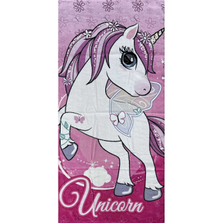 Plážová osuška Unicorn  (70x140cm)