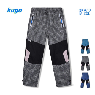 Dospělé outdoorové plátěné  kalhoty KUGO (M-2XL)