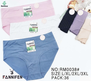 Dámské BAMBUSOVÉ spodní kalhotky Fannifen (L-3XL)