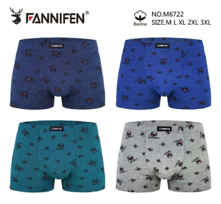 Pánské bambusové trenkoslipy Fannifen  (boxerky) (L-3XL)