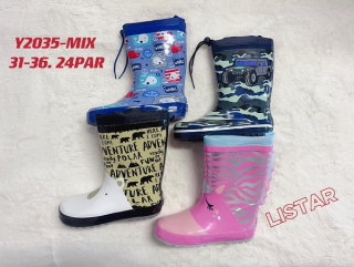 Dětské holinky mix LISTAR (31-36)