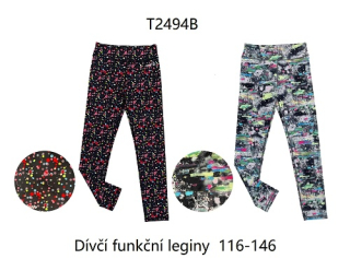 Dívčí funkční legíny WOLF (116-146)