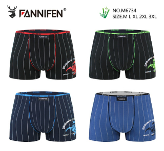 Pánské bambusové trenkoslipy (boxerky) FANNIFEN(M-3XL)