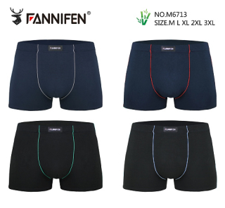Pánské bambusové trenkoslipy (boxerky) FANNIFEN(M-3XL)