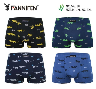 Pánské bambusové trenkoslipy (boxerky) FANNIFEN(M-3XL)