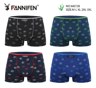 Pánské bambusové trenkoslipy (boxerky) FANNIFEN(M-3XL)