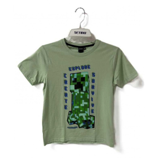 MNC-278+410 Tričko s krátkým rukávem - Minecraft 6-12Y