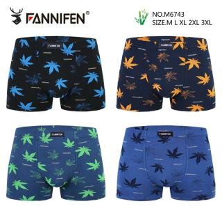 Pánské bambusové trenkoslipy (boxerky) FANNIFEN(M-3XL)