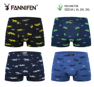Pánské bambusové trenkoslipy (boxerky) FANNIFEN(M-3XL)