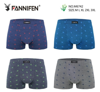 Pánské bambusové trenkoslipy  Fanifen  (boxerky) Pesail (M-3XL)
