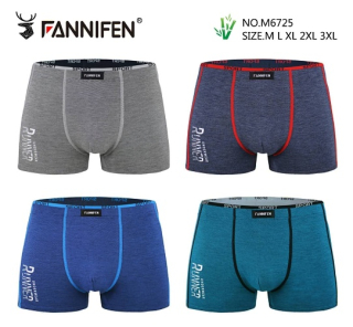 Pánské bambusové trenkoslipy  Fanifen  (boxerky) Pesail (M-3XL)