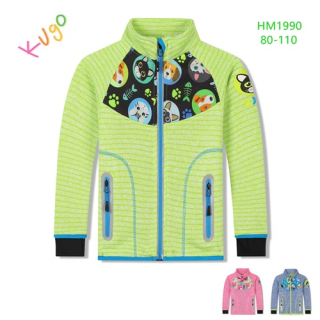 Dětská teplá outdoorová mikina KUGO (80-110)