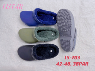 Pánské zateplené gumové nazouváky (crocs) (42-46)