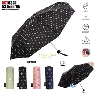 Dámský vystřelovací skládací deštník (prům.50 cm)