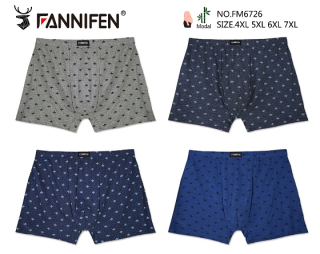 Pánské  trenkoslipy (boxerky) Pesail (4XL-7XL) VELKÉ VELIKOSTI