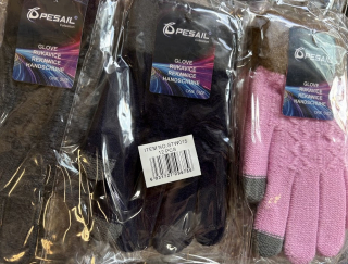Dámské teplé pletené rukavice Pesail (vel. UNI)