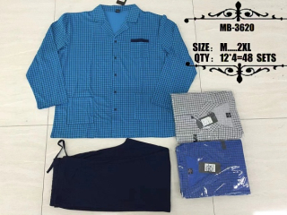 Pánské propínací noční pyžamo N-FEEL (M-XXL)