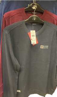 Pánské teplé triko s dlouhým rukávem Benter (M-2XL)