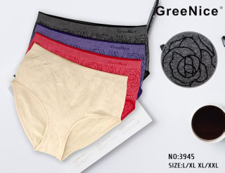Dámské bezešvé vysoké kalhotky GREENICE (L/2XL)