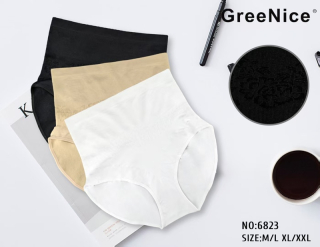 Dámské stahovací bezešvé vysoké spodní kalhotky GREENICE (M/L-XL/2XL)