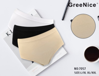 Dámské bezešvé vysoké spodní kalhotky GREENICE (L-3XL)
