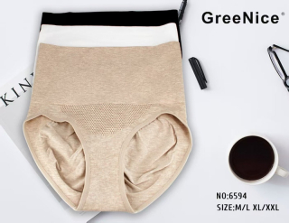 Dámské STAHOVACÍ vysoké bezešvé kalhotky GREENICE (M/L-2XL)