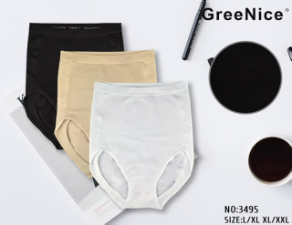Dámské vysoké STAHOVACÍ  bezešvé kalhotky GREENICE (L/XL-XL-2XL)