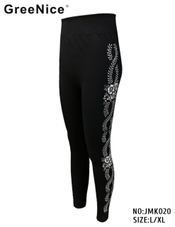 Dámské zdobné legíny GRENICE (L/XL)