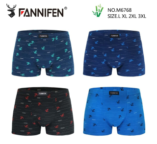 Pánské bambusové trenkoslipy Fannifen  (boxerky) (L-3XL)