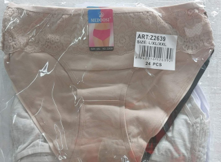 Dámské spodní kalhotky s krajkou   (L-2XL)