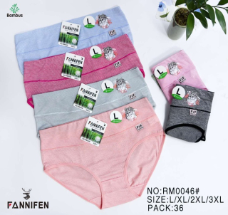 Dámské BAMBUSOVÉ spodní kalhotky Fannifen (L-3XL)