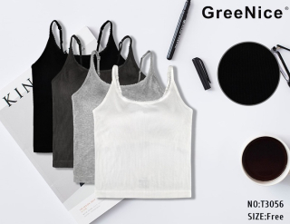 Dámské krátké bezešvé tílko GREENICE (uni)