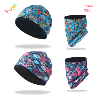 Dívčí a chlapecká podzimní čepice + nákrčník KUGO (XS-L)
