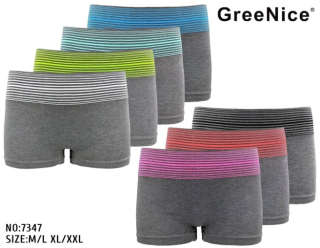 Dámské nohavičkové bezešvé kalhotky GREENICE (M/L-2XL)