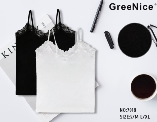 Dámské krajkové bezešvé tílko GRENICE (S/M-L/XL)