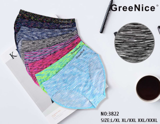 Dámské bezešvé vysoké kalhotky GREENICE (L-2XL)