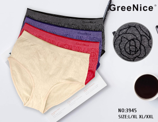 Dámské bezešvé vysoké kalhotky GREENICE (L-2XL)