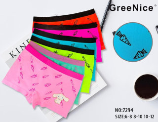 Dívčí bezešvé spodní kalhotky GREENICE (6-12let)