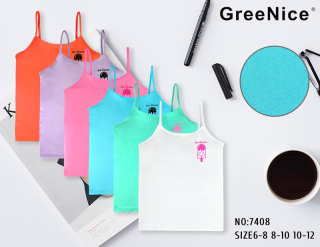 Dívčí bezešvé tílko GREENICE (6-12let)