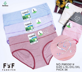 Dámské BAMBUSOVÉ spodní kalhotky Fannifen (L-3XL)