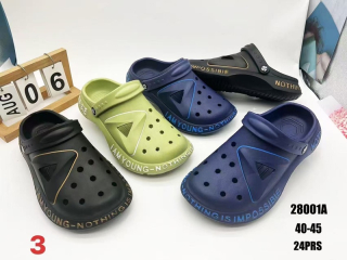 Pánské gumové nazouváky/crocks/ LISTAR (40-45)